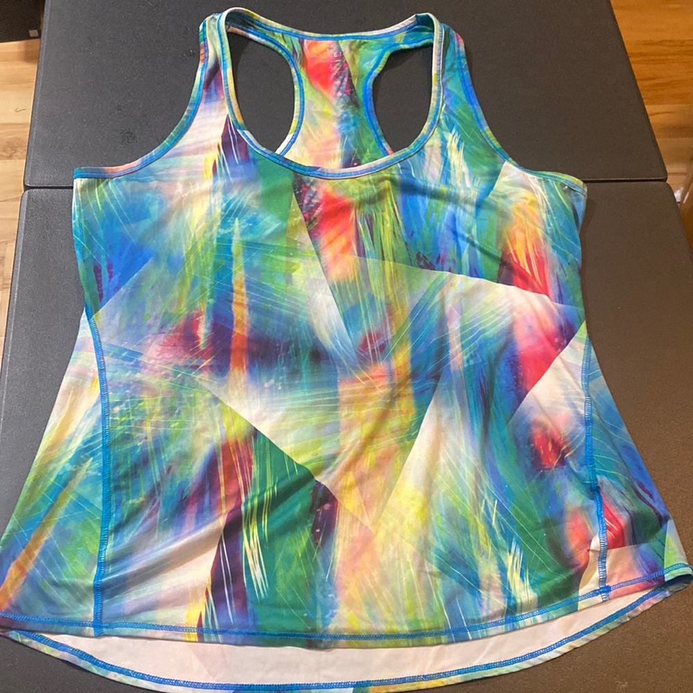 Athleta Multicolored Workout Tank